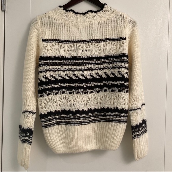 NWT! - Dex | Striped Mock Neck Sweater - Picture 9 of 9